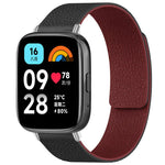 xDfind Litchi Texture Magnetic Silicone Watch Band, For Xiaomi Band 10 Pro/9 Pro/Redmi Watch 6/5/4, For Xiaomi Smart Bnad 10 / 9 / 8, For Redmi Watch 3 Active/Watch 3 Lite, For Redmi Watch 3