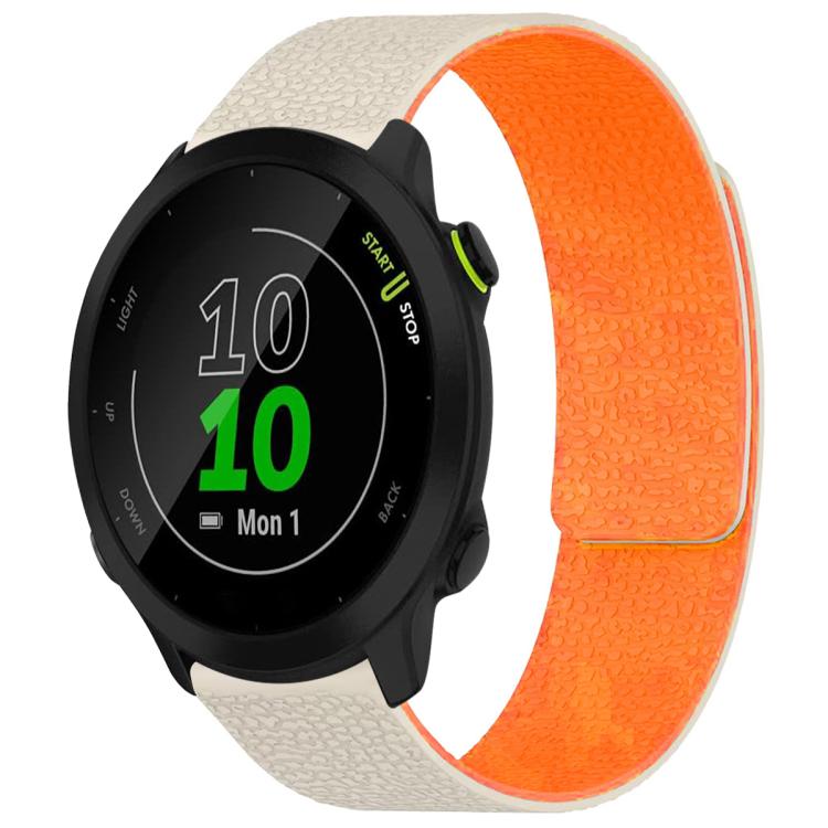 xDfind Litchi Texture Magnetic Silicone Watch Band, For Garmin Fenix 8/7X/6X/5X 26mm, For Garmin Fenix 8/7/6/5 22mm, For Garmin Fenix 8/7S/6S/5S 20mm, For Garmin Forerunner 45 / 45S / Swim 2 18mm
