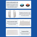 For Nintendo Switch 2 iPlay HBS-2817 6 in 1 Controller Transparent Protective Case