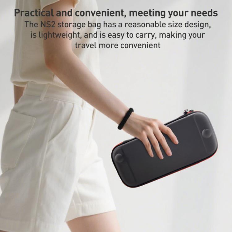 For Nintendo Switch 2 iPlay HBS-2835 Simple Thin Handle Storage Bag with Lanyard, HBS-2835