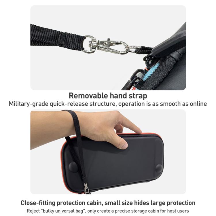 For Nintendo Switch 2 iPlay HBS-2835 Simple Thin Handle Storage Bag with Lanyard, HBS-2835