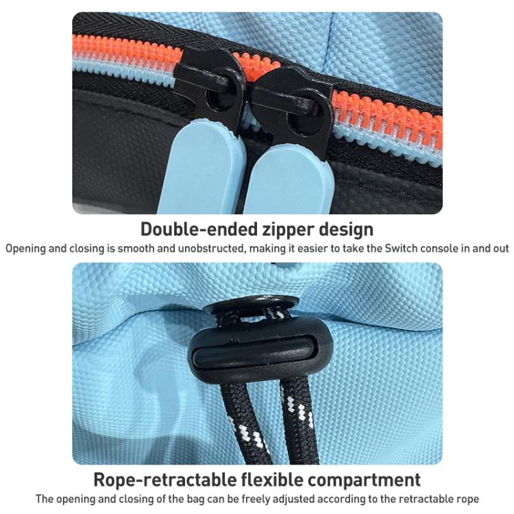 For Nintendo Switch 2 iPlay HBS-2838 Multi-function Portable Crossbody Storage Bag