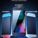 Dust-Free Warehouse HD Curved Edge Tempered Film, For Nintendo Switch 2, For Nintendo Switch OLED, For Nintendo Switch