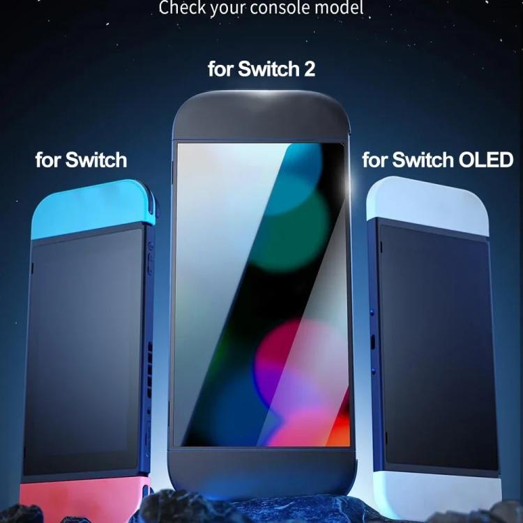 Dust-Free Warehouse HD Curved Edge Tempered Film, For Nintendo Switch 2, For Nintendo Switch OLED, For Nintendo Switch