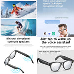 L801 Smart Glasses with 8MP HD Camera Video Recording WiFi Transmission Al Smart Voice Assistant Smart Wearable Headset
