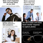 L801 Smart Glasses with 8MP HD Camera Video Recording WiFi Transmission Al Smart Voice Assistant Smart Wearable Headset