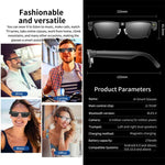 L802 نظارات ذكية بكاميرا HD بدقة 8 ميجابكسل تسجيل فيديو مع نقل واي فاي ومساعد صوتي ذكي سماعة رأس ذكية قابلة للارتداء