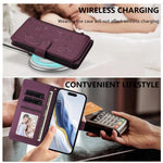 Butterfly Love Flower Multi-card Zipper Wallet Leather Phone Case, For iPhone 13 Pro Max, For iPhone 13 Pro, For iPhone 13 mini, For iPhone 12 / 12 Pro, For iPhone 12 Pro Max, For iPhone 12 mini