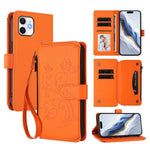Butterfly Love Flower Multi-card Zipper Wallet Leather Phone Case, For iPhone 11 Pro Max, For iPhone 11, For iPhone 11 Pro, For iPhone X / XS, For iPhone XR, For iPhone XS Max