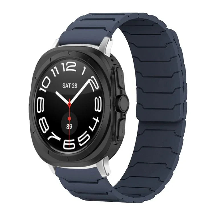 xDfind Magnetic Silicone Watch Band, For Samsung Galaxy Watch Ultra / Ultra 2025, For Samsung Galaxy Watch8 / 8 Classic, For Samsung Galaxy Watch 7 / 6 / 5 / FE