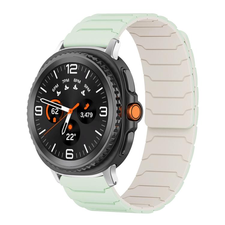 xDfind Magnetic Silicone Watch Band, For Samsung Galaxy Watch Ultra / Ultra 2025, For Samsung Galaxy Watch8 / 8 Classic, For Samsung Galaxy Watch 7 / 6 / 5 / FE