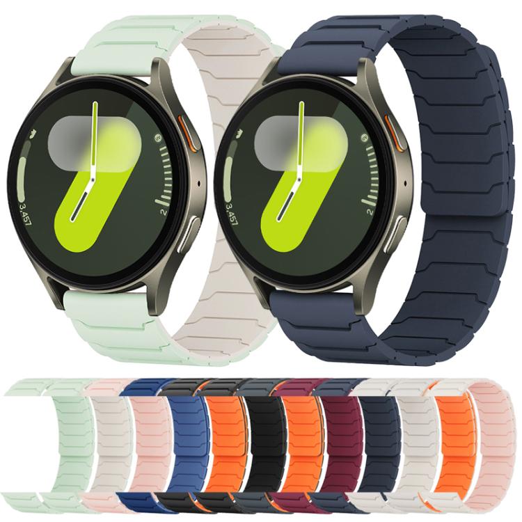 xDfind Magnetic Silicone Watch Band, For Samsung Galaxy Watch Ultra / Ultra 2025, For Samsung Galaxy Watch8 / 8 Classic, For Samsung Galaxy Watch 7 / 6 / 5 / FE
