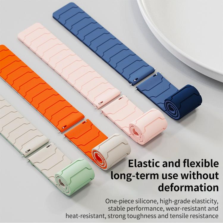 xDfind Magnetic Silicone Watch Band, For Samsung Galaxy Watch Ultra / Ultra 2025, For Samsung Galaxy Watch8 / 8 Classic, For Samsung Galaxy Watch 7 / 6 / 5 / FE