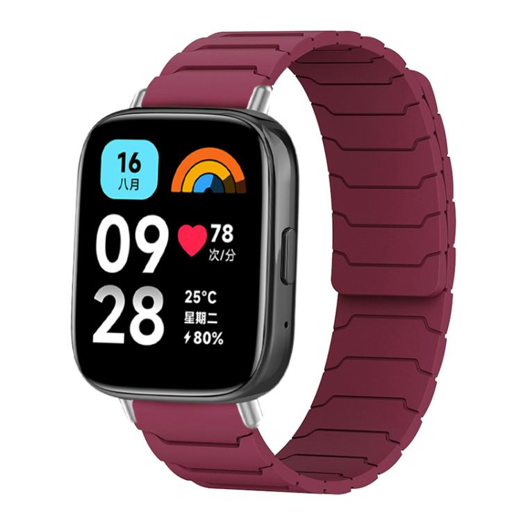 xDfind Magnetic Silicone Watch Band, For Xiaomi Band 10 Pro/9 Pro/Redmi Watch 6/5/4, For Redmi Watch 3 Active / Watch 3 Lite, For Redmi Watch 3