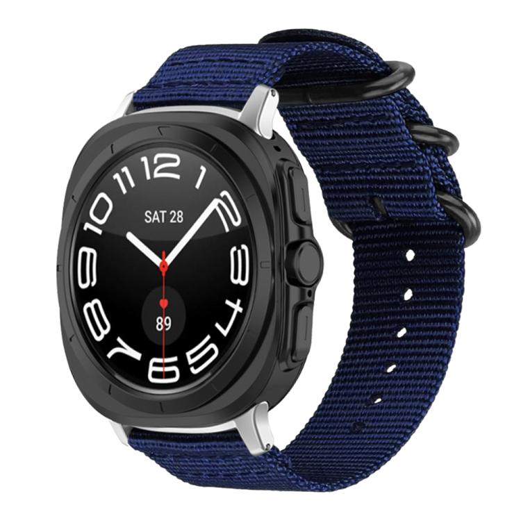 xDfind Ring Buckle Nylon Canvas Watch Band, For Samsung Galaxy Watch Ultra / Ultra 2025, For Samsung Galaxy Watch8 / 8 Classic, For Samsung Galaxy Watch 7 / 6 / 5 / FE, For Samsung Galaxy Fit3 SM-R390