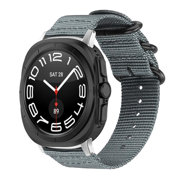 xDfind Ring Buckle Nylon Canvas Watch Band, For Samsung Galaxy Watch Ultra / Ultra 2025, For Samsung Galaxy Watch8 / 8 Classic, For Samsung Galaxy Watch 7 / 6 / 5 / FE, For Samsung Galaxy Fit3 SM-R390