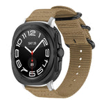 xDfind Ring Buckle Nylon Canvas Watch Band, For Samsung Galaxy Watch Ultra / Ultra 2025, For Samsung Galaxy Watch8 / 8 Classic, For Samsung Galaxy Watch 7 / 6 / 5 / FE, For Samsung Galaxy Fit3 SM-R390