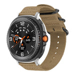 xDfind Ring Buckle Nylon Canvas Watch Band, For Samsung Galaxy Watch Ultra / Ultra 2025, For Samsung Galaxy Watch8 / 8 Classic, For Samsung Galaxy Watch 7 / 6 / 5 / FE, For Samsung Galaxy Fit3 SM-R390