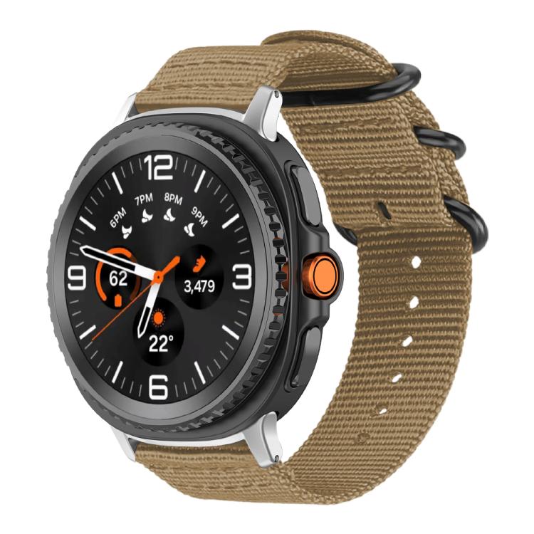 xDfind Ring Buckle Nylon Canvas Watch Band, For Samsung Galaxy Watch Ultra / Ultra 2025, For Samsung Galaxy Watch8 / 8 Classic, For Samsung Galaxy Watch 7 / 6 / 5 / FE, For Samsung Galaxy Fit3 SM-R390
