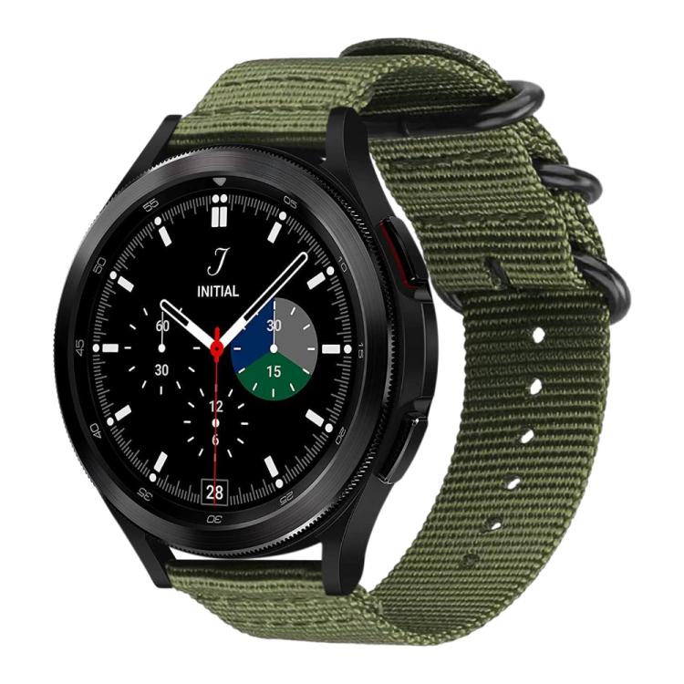 xDfind Ring Buckle Nylon Canvas Watch Band, For Samsung Galaxy Watch Ultra / Ultra 2025, For Samsung Galaxy Watch8 / 8 Classic, For Samsung Galaxy Watch 7 / 6 / 5 / FE, For Samsung Galaxy Fit3 SM-R390