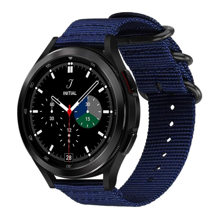xDfind Ring Buckle Nylon Canvas Watch Band, For Samsung Galaxy Watch Ultra / Ultra 2025, For Samsung Galaxy Watch8 / 8 Classic, For Samsung Galaxy Watch 7 / 6 / 5 / FE, For Samsung Galaxy Fit3 SM-R390