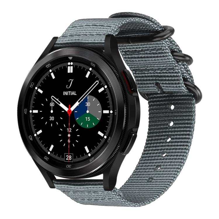 xDfind Ring Buckle Nylon Canvas Watch Band, For Samsung Galaxy Watch Ultra / Ultra 2025, For Samsung Galaxy Watch8 / 8 Classic, For Samsung Galaxy Watch 7 / 6 / 5 / FE, For Samsung Galaxy Fit3 SM-R390