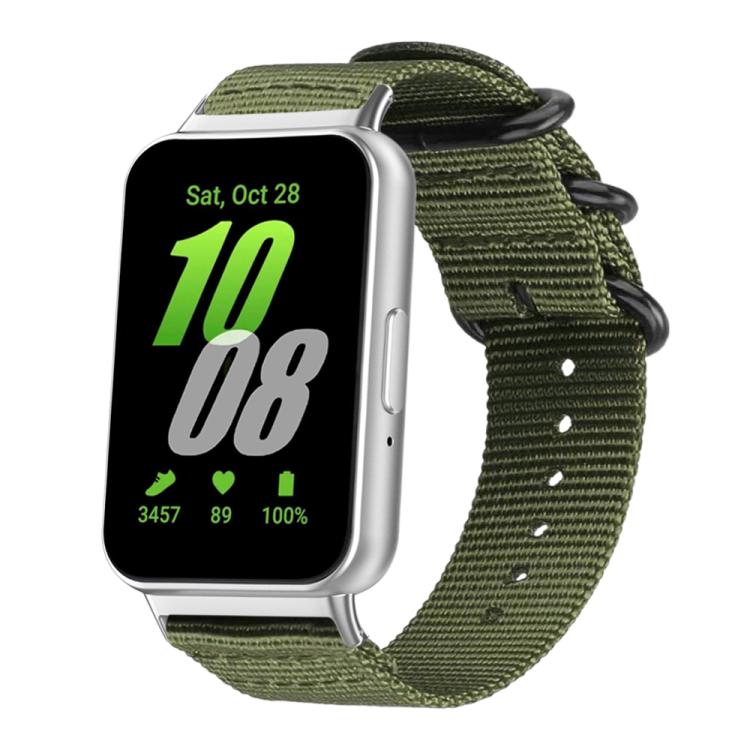 xDfind Ring Buckle Nylon Canvas Watch Band, For Samsung Galaxy Watch Ultra / Ultra 2025, For Samsung Galaxy Watch8 / 8 Classic, For Samsung Galaxy Watch 7 / 6 / 5 / FE, For Samsung Galaxy Fit3 SM-R390