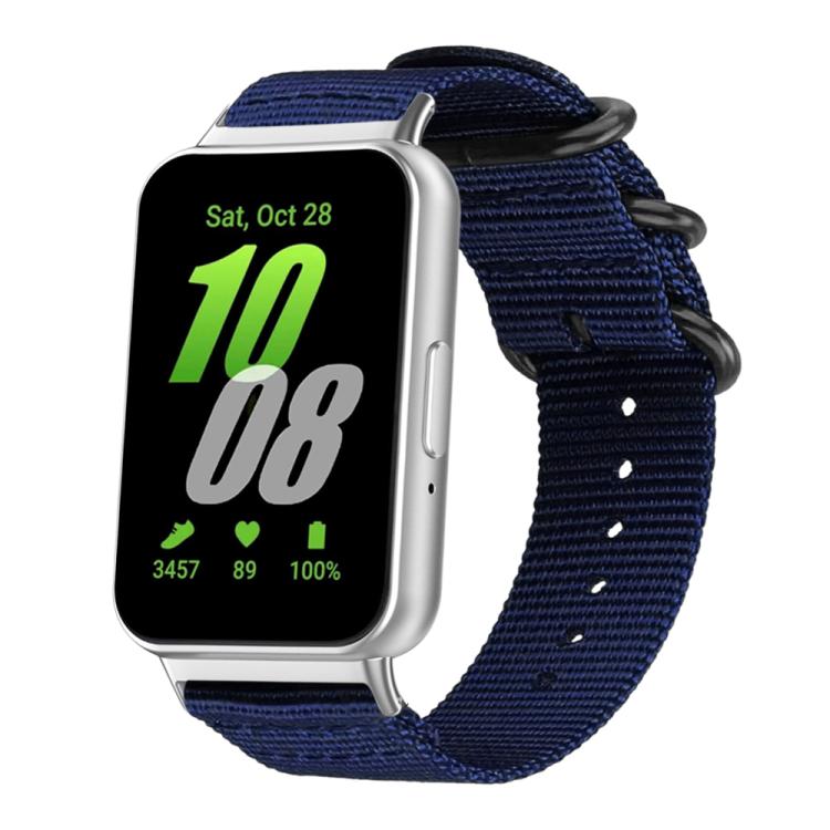 xDfind Ring Buckle Nylon Canvas Watch Band, For Samsung Galaxy Watch Ultra / Ultra 2025, For Samsung Galaxy Watch8 / 8 Classic, For Samsung Galaxy Watch 7 / 6 / 5 / FE, For Samsung Galaxy Fit3 SM-R390