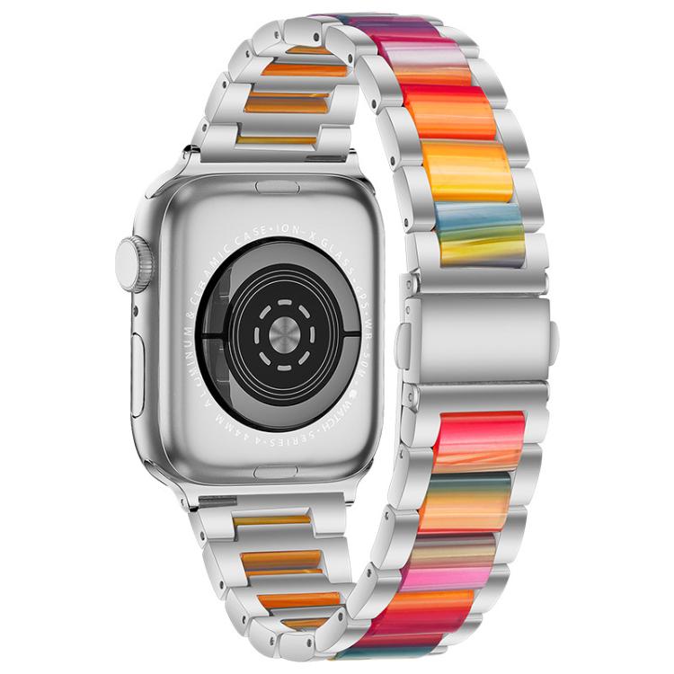 xDfind Three Beads Metal Resin Watch Band, For Apple Watch 42 / 44 / 45 / 46 / 49mm, For Apple Watch 38 / 40 / 41 / S10 42mm