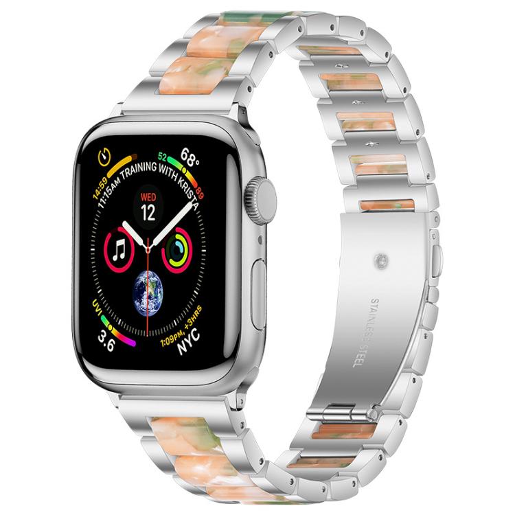 xDfind Three Beads Metal Resin Watch Band, For Apple Watch 42 / 44 / 45 / 46 / 49mm, For Apple Watch 38 / 40 / 41 / S10 42mm