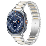 xDfind Three Beads Metal Resin Watch Band, For Samsung Galaxy Watch Ultra/Ultra 2025, For Samsung Galaxy Watch8 / 8 Classic, For Samsung Galaxy Watch 7 / 6 / 5 / FE