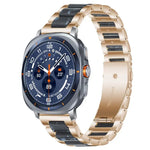 xDfind Three Beads Metal Resin Watch Band, For Samsung Galaxy Watch Ultra/Ultra 2025, For Samsung Galaxy Watch8 / 8 Classic, For Samsung Galaxy Watch 7 / 6 / 5 / FE