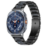 xDfind Three Beads Metal Resin Watch Band, For Samsung Galaxy Watch Ultra/Ultra 2025, For Samsung Galaxy Watch8 / 8 Classic, For Samsung Galaxy Watch 7 / 6 / 5 / FE