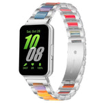 xDfind Three Beads Metal Resin Watch Band, For Samsung Galaxy Fit3 SM-R390