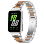 xDfind Three Beads Metal Resin Watch Band, For Samsung Galaxy Fit3 SM-R390