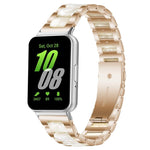 xDfind Three Beads Metal Resin Watch Band, For Samsung Galaxy Fit3 SM-R390