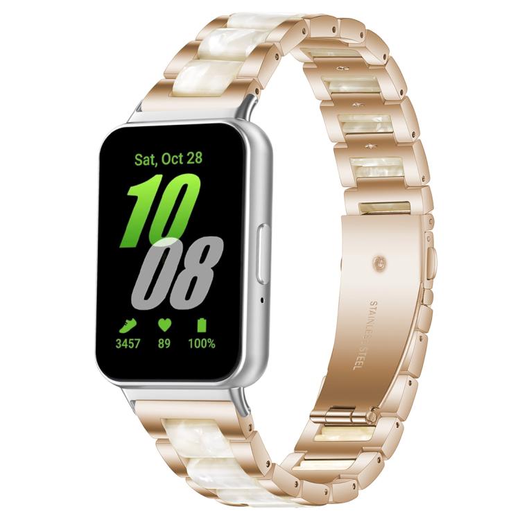 xDfind Three Beads Metal Resin Watch Band, For Samsung Galaxy Fit3 SM-R390