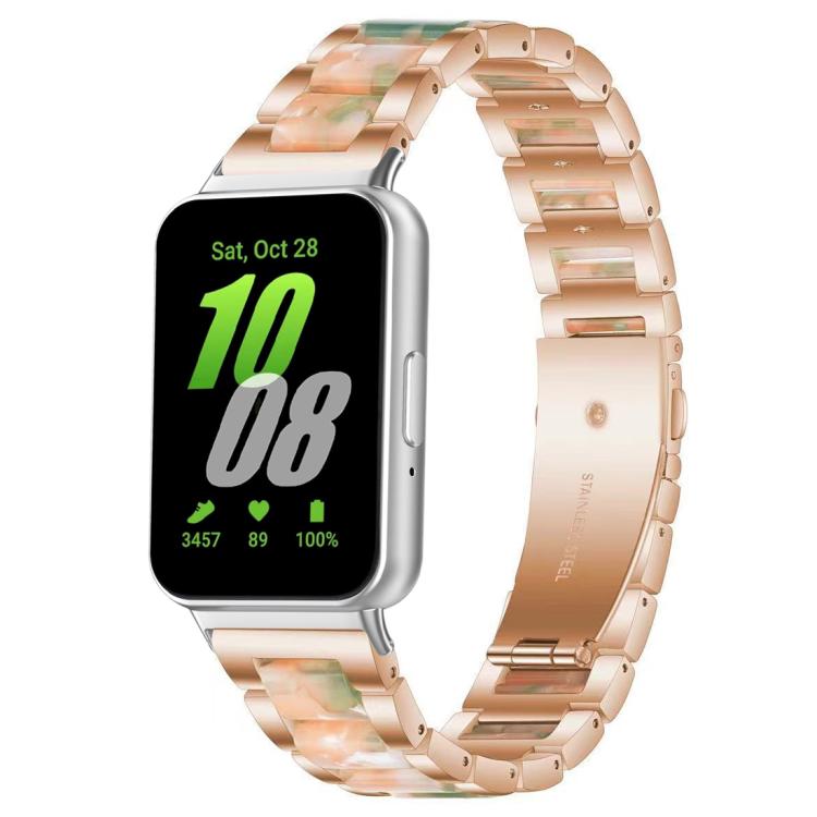 xDfind Three Beads Metal Resin Watch Band, For Samsung Galaxy Fit3 SM-R390