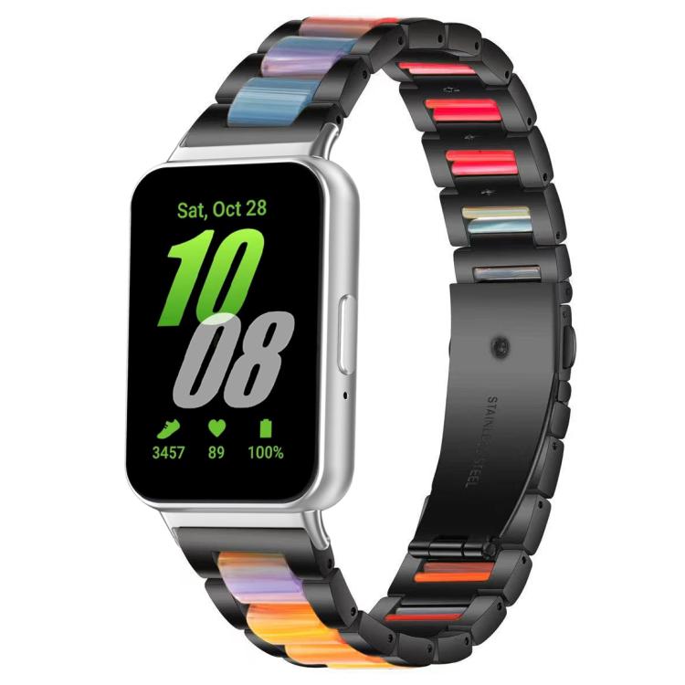 xDfind Three Beads Metal Resin Watch Band, For Samsung Galaxy Fit3 SM-R390