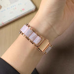 xDfind Three Beads Metal Resin Watch Band, For Samsung Galaxy Fit3 SM-R390