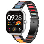 xDfind Three Beads Metal Resin Watch Band, For Redmi Watch6/5/4/Xiaomi Band 9 Pro/8 Pro, For Xiaomi Smart Band 10 / 9 / 8, For Redmi Watch 3