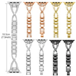 xDfind X-Shaped Single Row Diamond Metal Watch Band, For Apple Watch 42 / 44 / 45 / 46 / 49mm, For Apple Watch 38 / 40 / 41 / S10 42mm