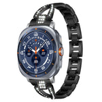 xDfind X-Shaped Single Row Diamond Metal Watch Band, For Samsung Galaxy Watch Ultra/Ultra 2025, For Samsung Galaxy Watch8 / 8 Classic, For Samsung Galaxy Watch 7 / 6 / 5 / FE