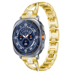 xDfind X-Shaped Single Row Diamond Metal Watch Band, For Samsung Galaxy Watch Ultra/Ultra 2025, For Samsung Galaxy Watch8 / 8 Classic, For Samsung Galaxy Watch 7 / 6 / 5 / FE