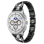 xDfind X-Shaped Single Row Diamond Metal Watch Band, For Samsung Galaxy Watch Ultra/Ultra 2025, For Samsung Galaxy Watch8 / 8 Classic, For Samsung Galaxy Watch 7 / 6 / 5 / FE