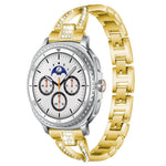 xDfind X-Shaped Single Row Diamond Metal Watch Band, For Samsung Galaxy Watch Ultra/Ultra 2025, For Samsung Galaxy Watch8 / 8 Classic, For Samsung Galaxy Watch 7 / 6 / 5 / FE