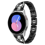 xDfind X-Shaped Single Row Diamond Metal Watch Band, For Samsung Galaxy Watch Ultra/Ultra 2025, For Samsung Galaxy Watch8 / 8 Classic, For Samsung Galaxy Watch 7 / 6 / 5 / FE