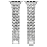 xDfind Five Beads Full Diamond Metal Watch Band, For Apple Watch 42 / 44 / 45 / 46 / 49mm, For Apple Watch 38 / 40 / 41 / S10 42mm
