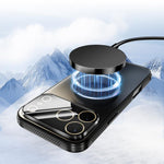 ABEEL Heat Dissipation Frosted MagSafe Phone Case with Lens Film, For iPhone 17e / 16e, For iPhone 17 Pro Max, For iPhone 17 Pro, For iPhone 17, For iPhone Air, For iPhone 16 Pro Max, For iPhone 16 Pro, For iPhone 16 Plus