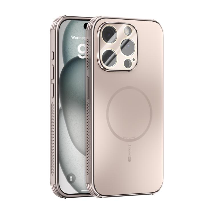 ABEEL Heat Dissipation Frosted MagSafe Phone Case with Lens Film, For iPhone 14 Pro Max, For iPhone 13 Pro Max, For iPhone 13 Pro, For iPhone 13